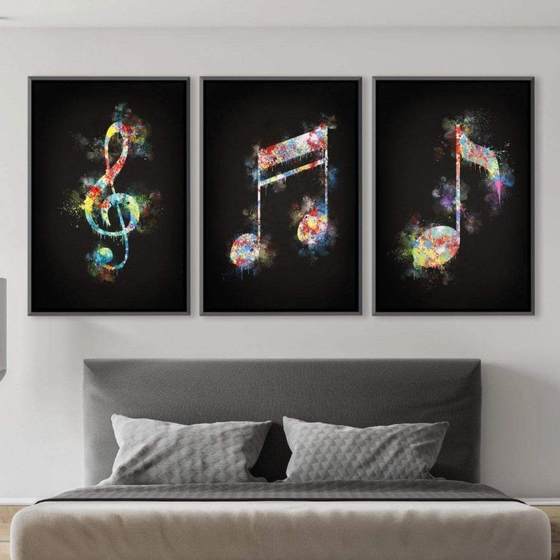 Neon Notes Canvas