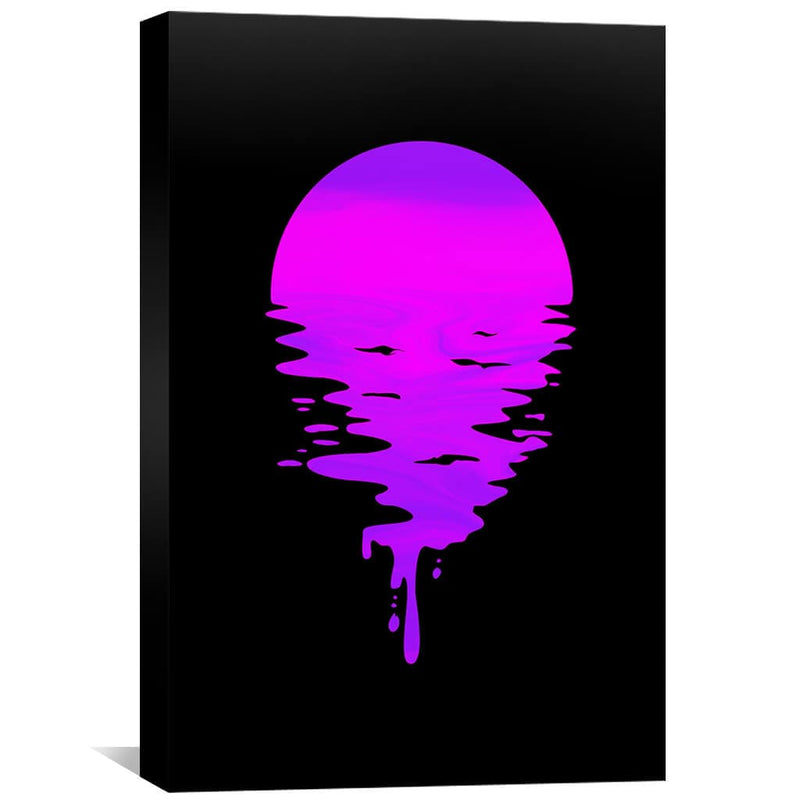 Neon Reflections Canvas