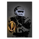 GobekUsa Neon Sports Stars Wall Art Print