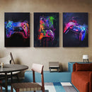 GobekUsa Neon Video Game Posters for Gamer Room