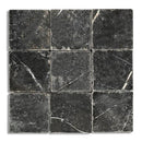 Nero Marquina Premium Tumbled Marble Tiles 6x6