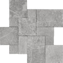 Nero Textura Marble Pavers Versailles Pattern