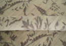 Neutral 8x10 Hand Knotted Camel and Brown Floral Traditional Antique Style Wool Area Rug