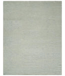 Neutral Contemporary 8x10 Medallion Beige 8x10 Hand knotted wool area rug