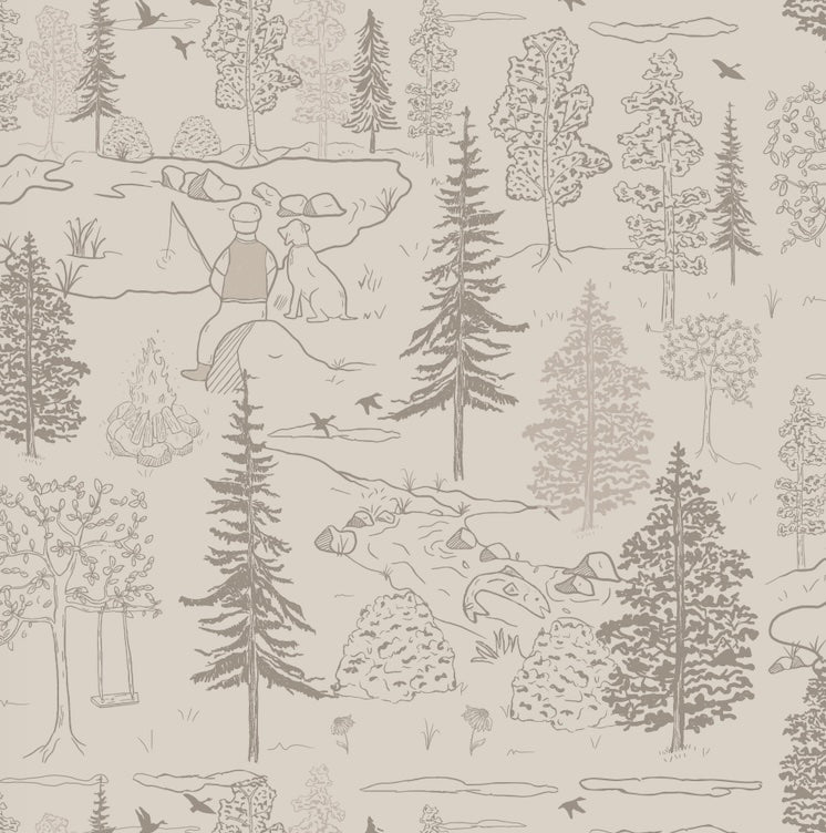 Milton Wallpaper by Painted Hawk Design, photo 6 of 8