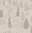 Milton Wallpaper by Painted Hawk Design