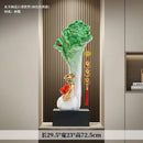 GobekUsa Cabbage Ornament: New Chinese Style Boss Office Decoration for Desktop or Wine Cabinet