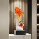 GobekUsa Cabbage Ornament: New Chinese Style Boss Office Decoration for Desktop or Wine Cabinet