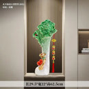 GobekUsa Cabbage Ornament: New Chinese Style Boss Office Decoration for Desktop or Wine Cabinet