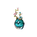 GobekUsa Enamel Small Ornaments & Glass Vases: New Chinese Style Home Decor for Living Room