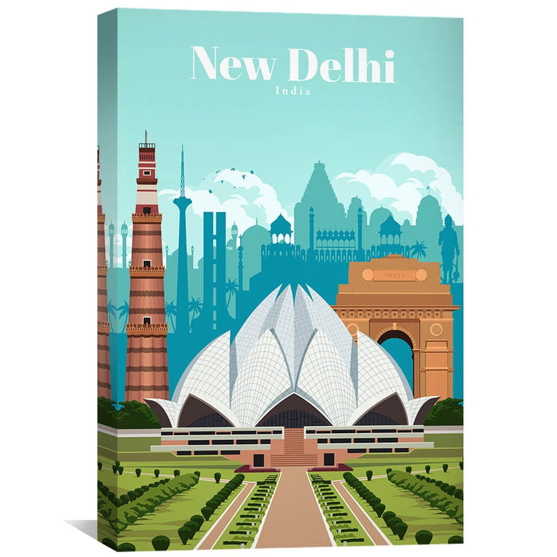 New Delhi Canvas - Studio 324