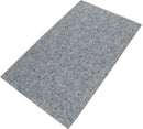 Handmade 5x8 Modern Style Genuine Leather Gray and Silver Area Rug