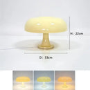 GobekUsa New Led Mushroom Table Lamp for Hotel Bedroom Bedside Living Room Decoration Lighting Modern Minimalist Creativity Desk Lights