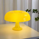 GobekUsa New Led Mushroom Table Lamp for Hotel Bedroom Bedside Living Room Decoration Lighting Modern Minimalist Creativity Desk Lights