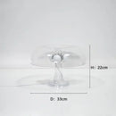 GobekUsa New Led Mushroom Table Lamp for Hotel Bedroom Bedside Living Room Decoration Lighting Modern Minimalist Creativity Desk Lights