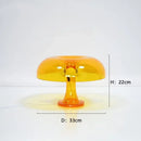 GobekUsa New Led Mushroom Table Lamp for Hotel Bedroom Bedside Living Room Decoration Lighting Modern Minimalist Creativity Desk Lights
