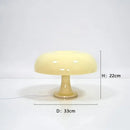 GobekUsa New Led Mushroom Table Lamp for Hotel Bedroom Bedside Living Room Decoration Lighting Modern Minimalist Creativity Desk Lights