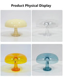 GobekUsa New Led Mushroom Table Lamp for Hotel Bedroom Bedside Living Room Decoration Lighting Modern Minimalist Creativity Desk Lights