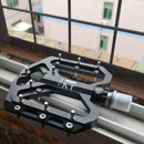 New Mountain Non-Slip Bike Pedals Platform Bicycle Flat Alloy Pedals 9/16 3 Bearings For Road Bikes Mountain Bike Pedals Flat Bicycle Pedals 9/16 Lightweight Road Bike Pedals Carbon Fiber Sealed Bearing Flat Pedals