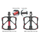 New  Road Bike Pedal Non-Slip Ultra-Light Aluminum 3 Ball Bearing Cycling Pedals Mountain Bike Pedals Pedals Aluminum Bicycle Flat Platform Pedals Lightweight Non-Slip Sealed Bearing For Road Mountain