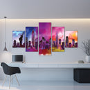 New York Colors Canvas - 5 Panel