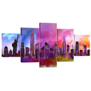 New York Colors Canvas - 5 Panel
