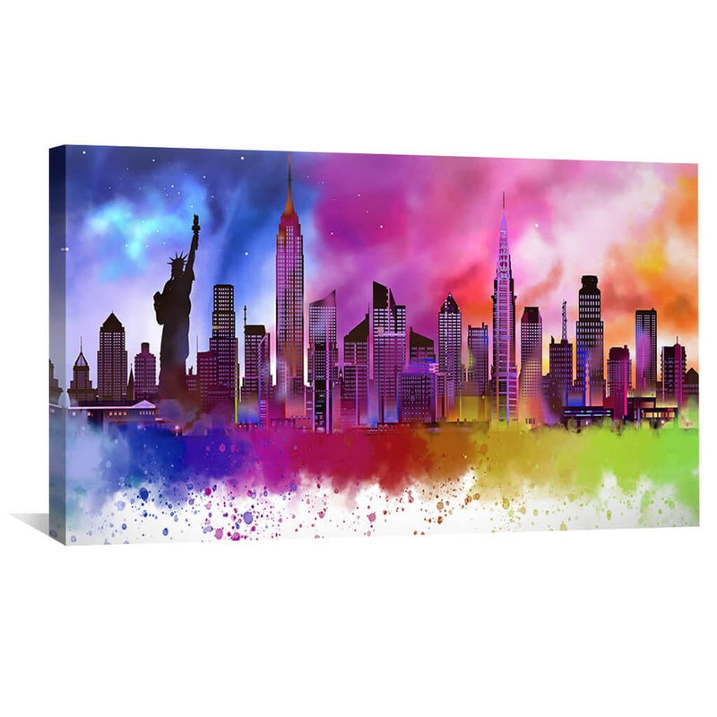 New York Colors Canvas