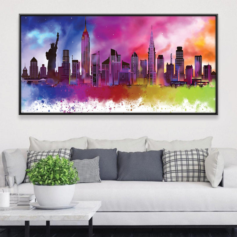 New York Colors Canvas