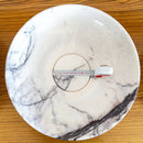 Handcrafted White Marble Vessel Bathroom Sink Polished Above Counter