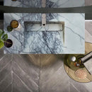 Modern White Marble Bathroom Wall Mount Sink Polished