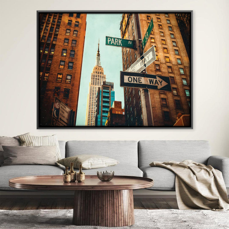 New York Streets Canvas