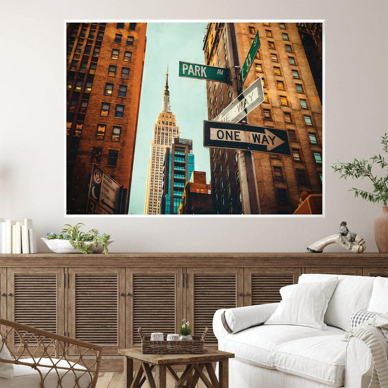 New York Streets Canvas