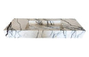 Handcrafted Wall Mount Natural Marble Bathroom Sink Polished