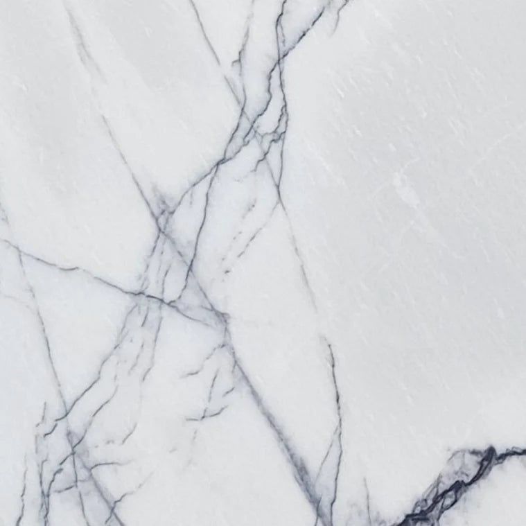 New York White Bookmatching Polished Marble Slab