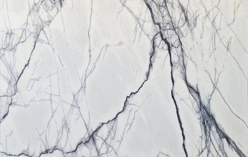 New York White Bookmatching Polished Marble Slab