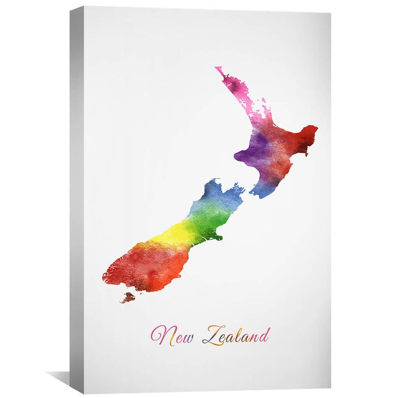 New Zealand Rainbow Canvas