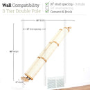 Slanted Cat Scratcher for Wall