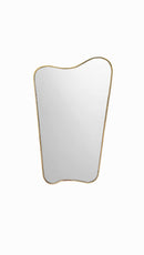 Freeform Brass Mirror - Butterfly Wall Mirror