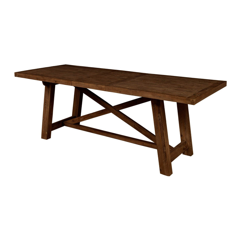 Newberry Rectangular Dining Table, Medium Brown