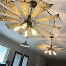 Windmill Chandelier Farmhouse STATIONARY Lighting Fixture