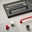 Tango Red Cabinet Knob and Handle