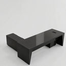 Newton · White Executive Desk w/ Mobile Storage