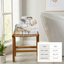 Decorative Cotton Stripe Bath Towel Set - Noelle Collection by Great Bay Home
