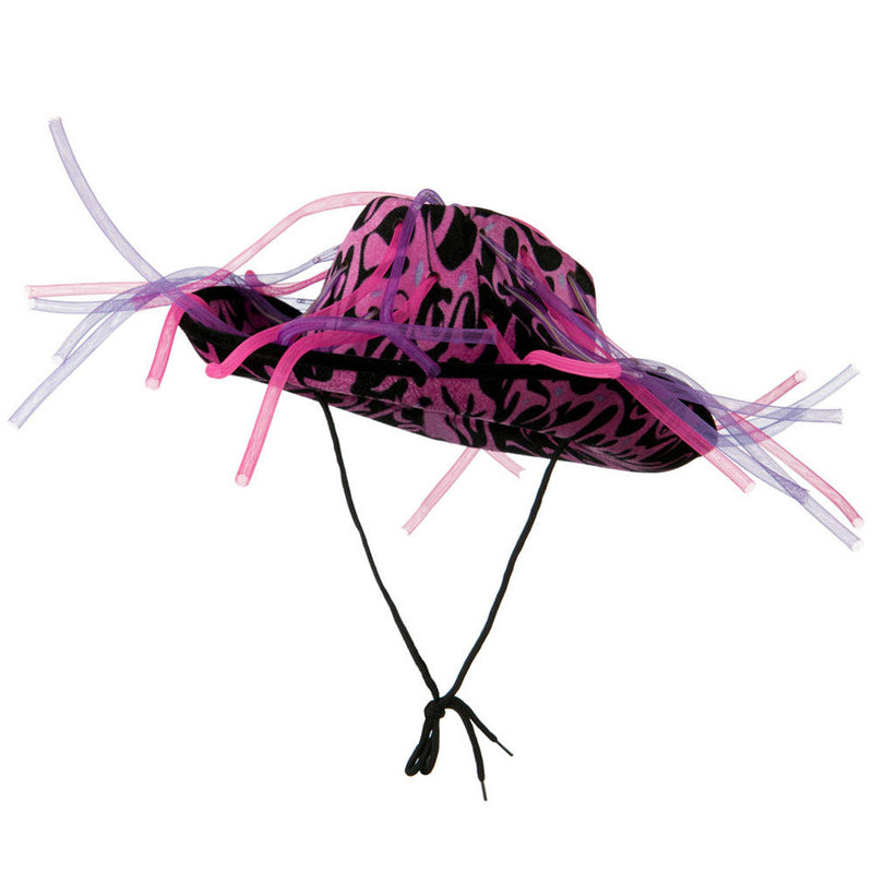 Neon Flame Cowboy Lite Tube Hat
