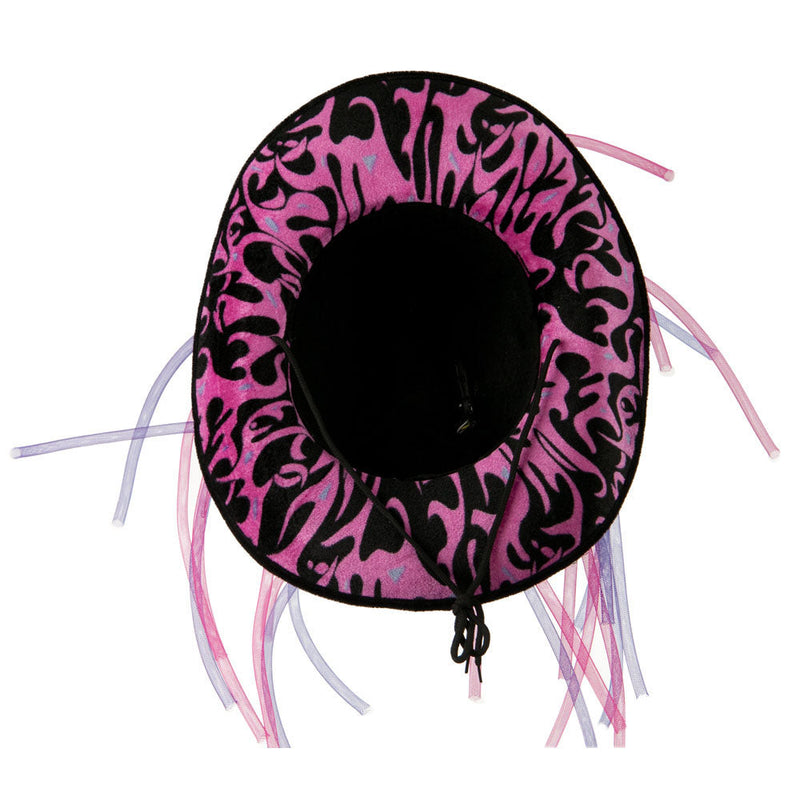 Neon Flame Cowboy Lite Tube Hat