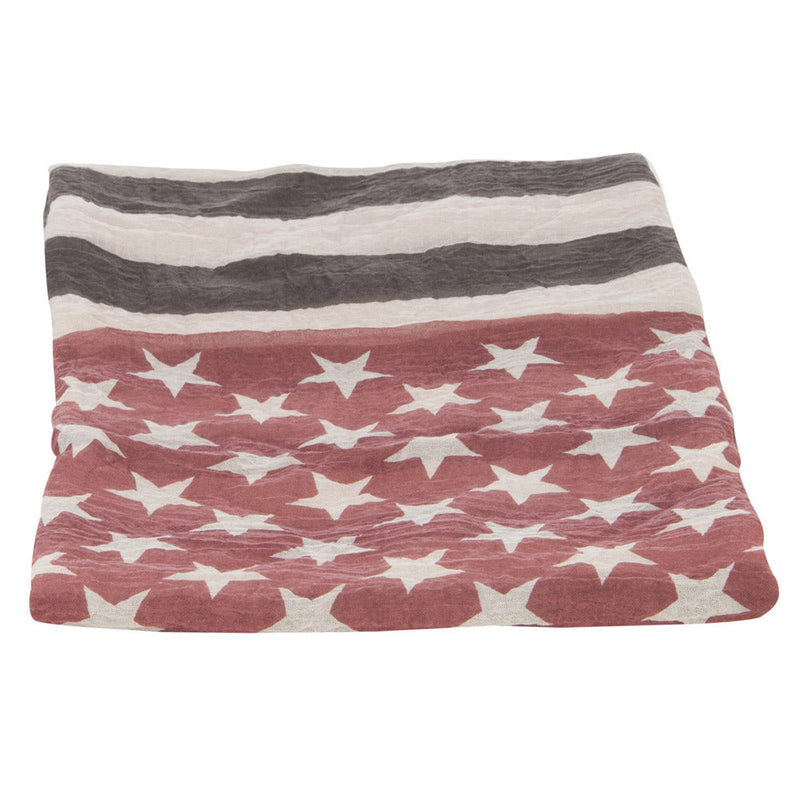 American Flag Summer Scarf