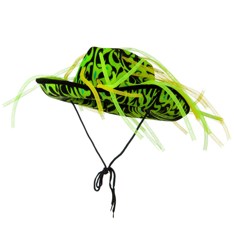 Neon Flame Cowboy Lite Tube Hat