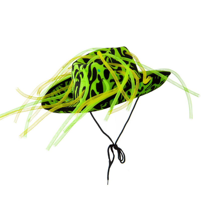 Neon Flame Cowboy Lite Tube Hat