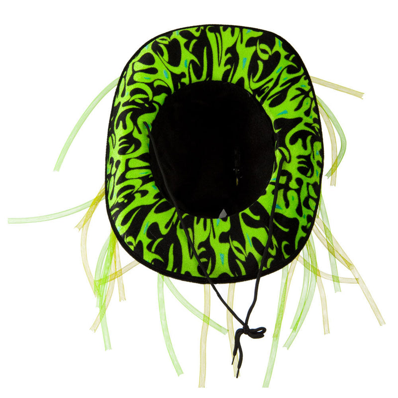 Neon Flame Cowboy Lite Tube Hat