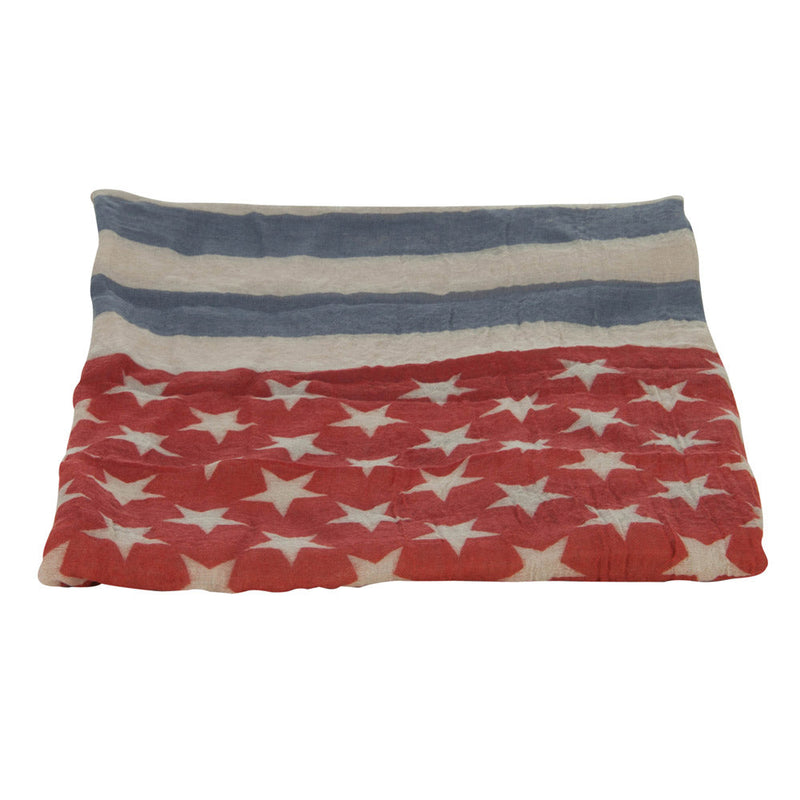American Flag Summer Scarf